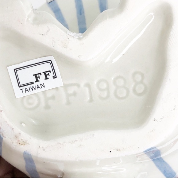 Fitz & Floyd Purrdinand ceramic hand painted 1990 vintage figurine - Picture 4 of 8